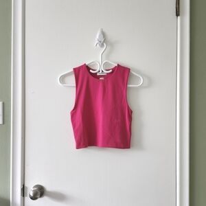 Aritzia Babaton Contour Muscle Tank in Pink